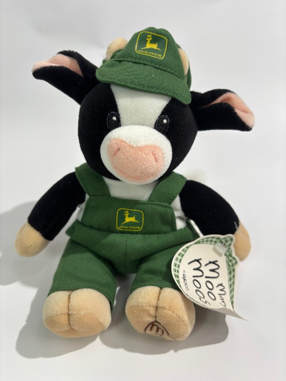 Rare 1999 Mary's Moo Moos 9" JOHN DEERE Collectibles Plush Cow by Enesco G